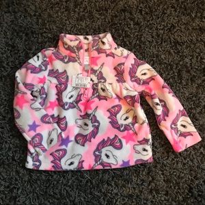 Unicorn Half Zip Sweatshirt